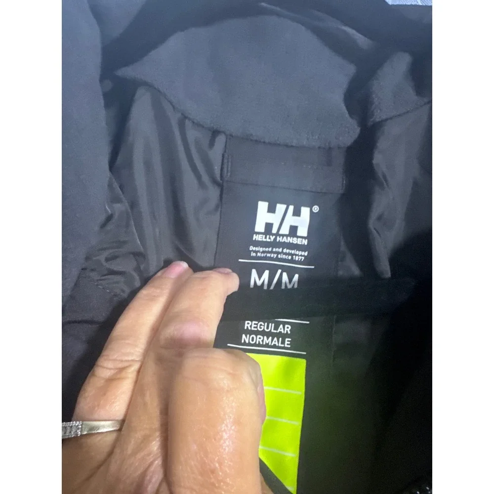 Helly Hansen Jacket Mens Medium Black New Subaru Helly Tech Protection Shell NWT